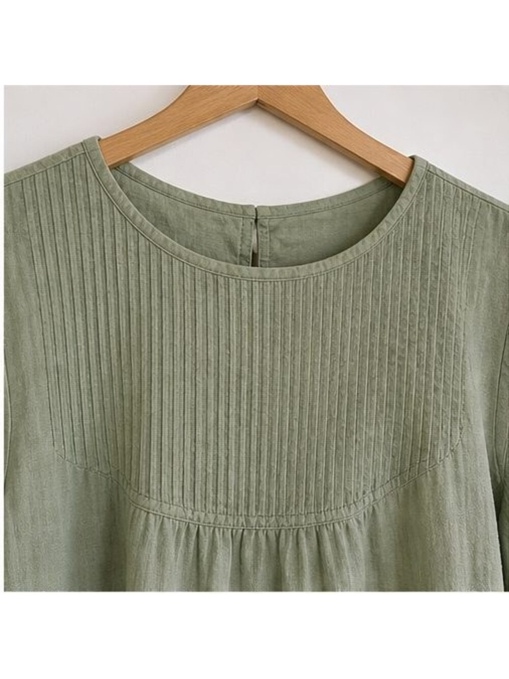 Sage Button Blouse - Picture 4 of 6